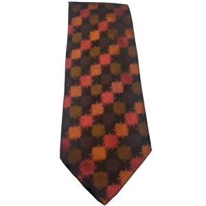 John W Nordstrom Vintage Silk Tie 60" x 4" Made in Italy Geometric Abstract